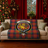 Nicolson Ancient Old Tartan Crest Quilt